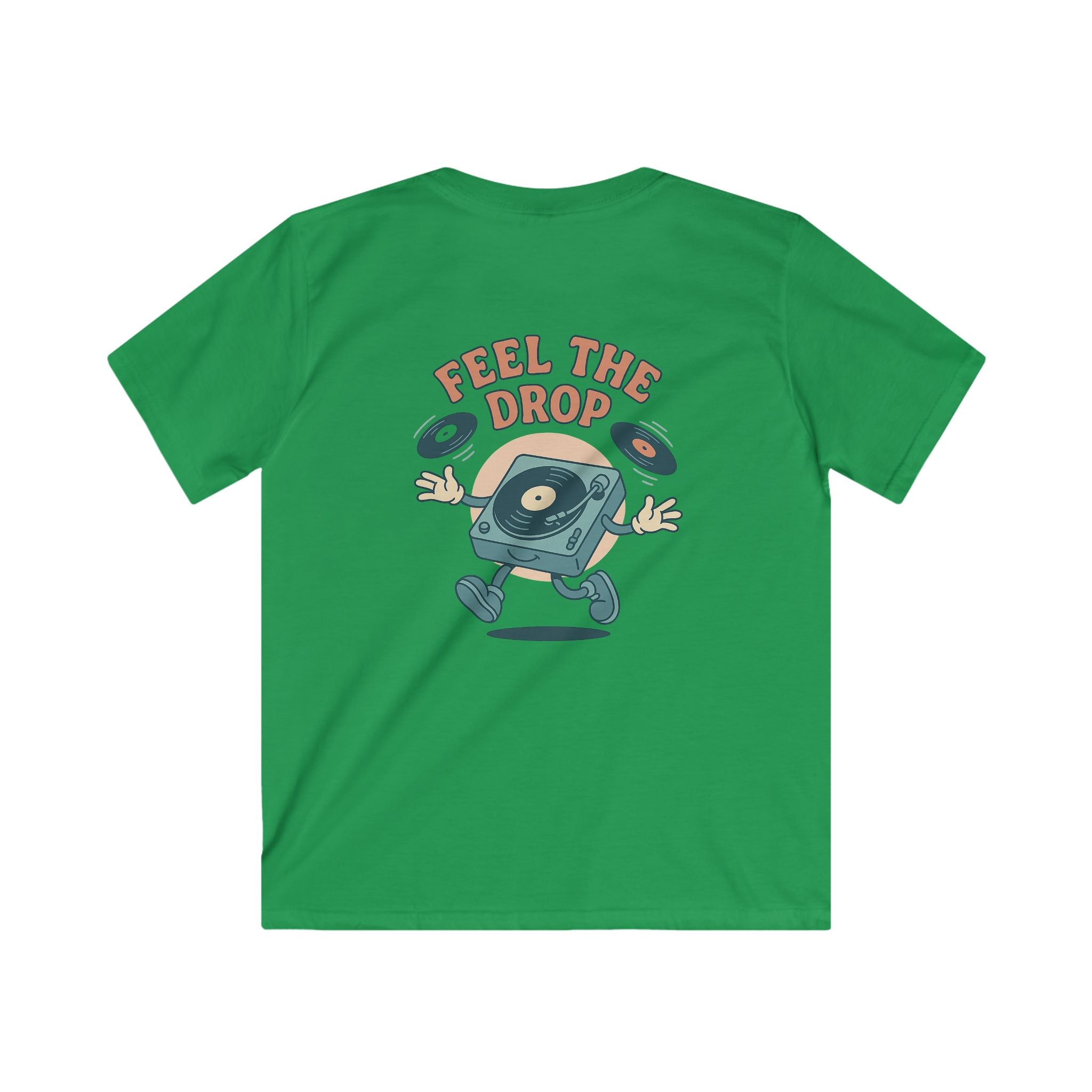 "Your World Life" Kids π§ "Feel the Drop" DJ Vibe Tee β Custom Music-Inspired Comfort & Style